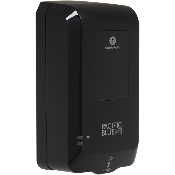 Pacific Blue Ultra Soap/Sanitizer Dispenser, Touchless, 6-1/2"Wx11-7/10"Dx4"H, BK - GPC53590