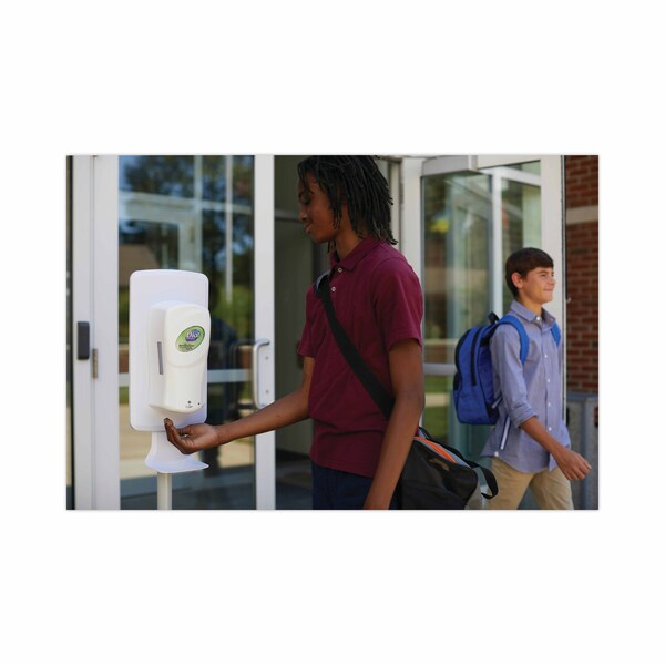 Dial FIT Touch Free Dispenser Floor Stand, 15.7 x 15.7 x 58.3, White - 09495EA