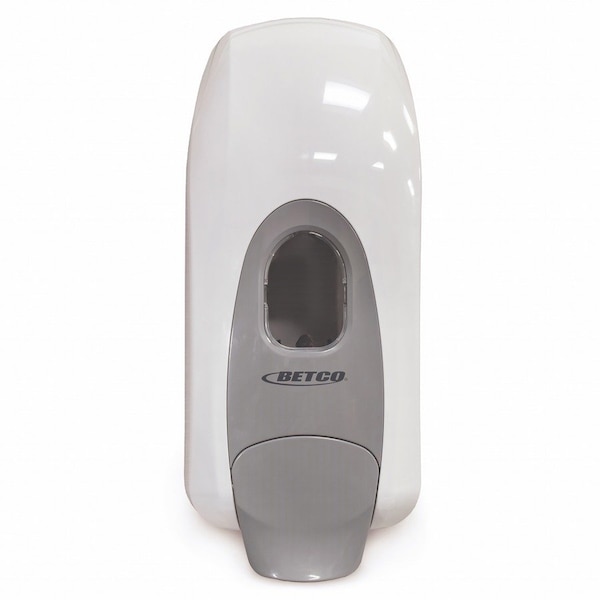 Betco Clario Manual Skin Care Foam Dispenser, 1 qt Capacity, White/Gray, 12PK - 9254200