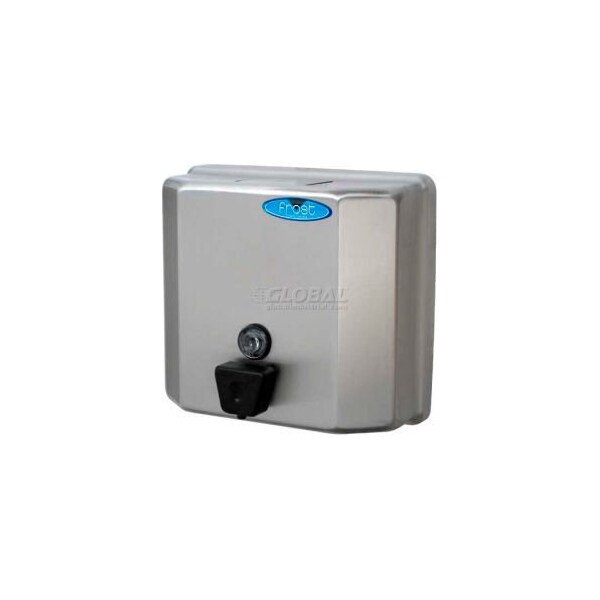 Frost Products Ltd Frost Wall Mount Manual Profile Liquid Soap Dispenser - Stainless - 711 - 711