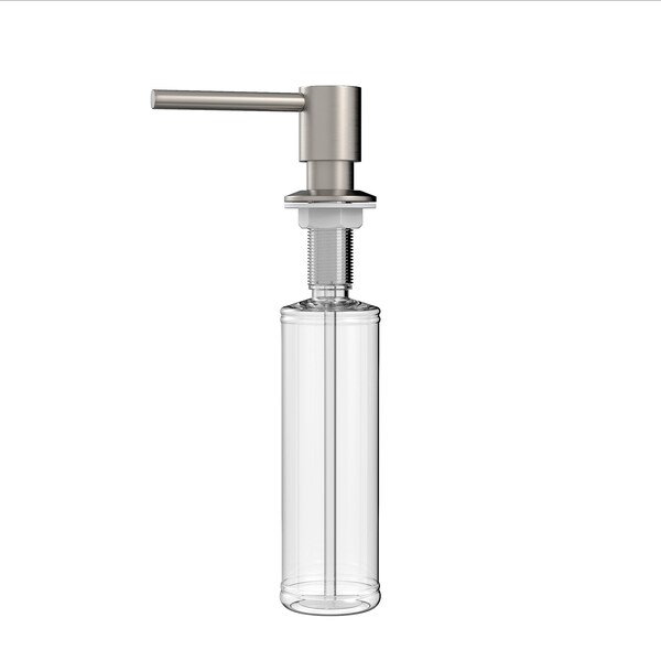 Keeney Mfg Modern Soap and Lotion Dispenser, Brushed Nickel - K613BN