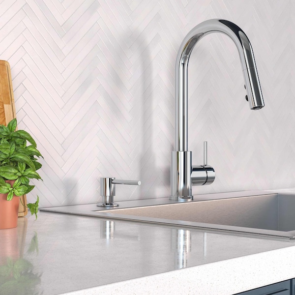 Keeney Mfg Modern Soap and Lotion Dispenser, Polished Chrome - K613PC