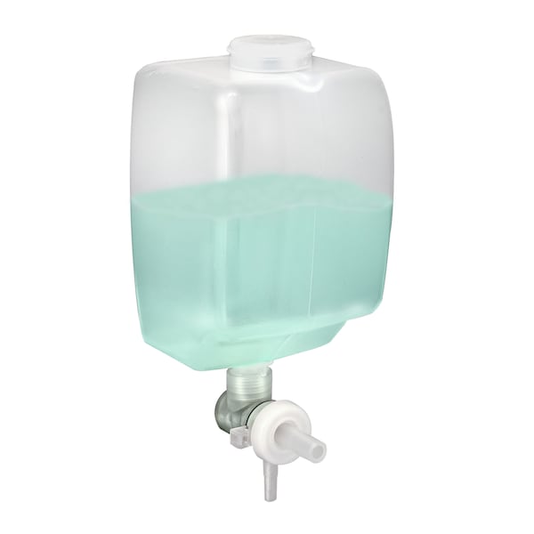 Alpine Industries Soap & Hand Sanitizer Dispenser, Surface Mounted, 800 ml Capacity, White - 425-WHI