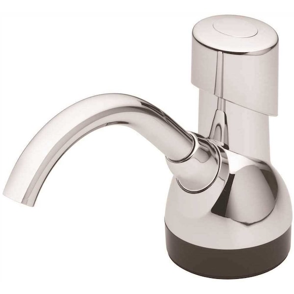 Renown 1,500 ml Chrome Through-The-Counter Foam Hand Soap Dispenser - REN02533