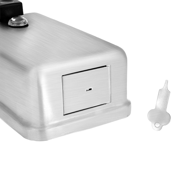 Alpine Industries Stainless Steel Vertical Manual Liquid Soap Dispenser - ALP423-SSB-MK
