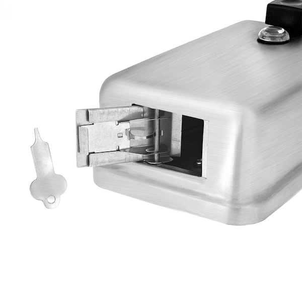 Alpine Industries Stainless Steel Vertical Manual Liquid Soap Dispenser - ALP423-SSB-MK
