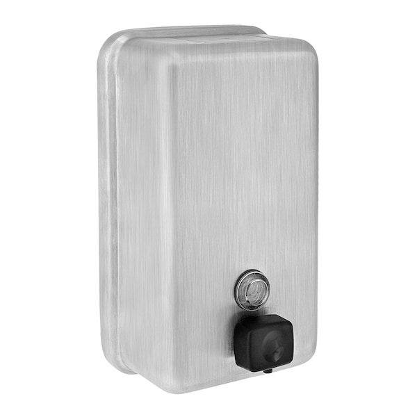 Alpine Industries Stainless Steel Vertical Manual Liquid Soap Dispenser - ALP423-SSB-MK