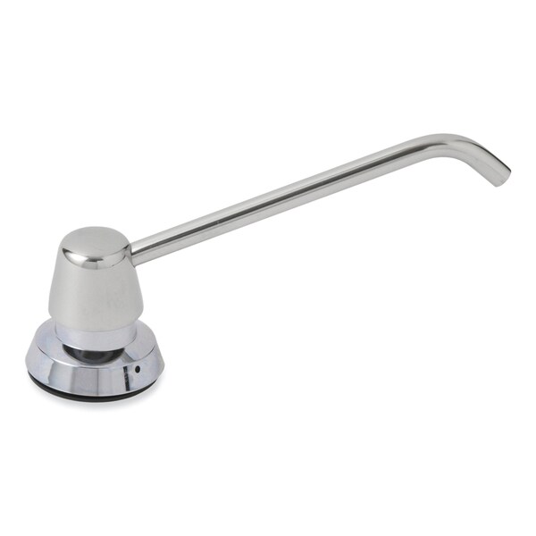 Bobrick Counter-Mounted Soap Dispenser, 34 oz, 3" x 4" x 6", Stainless Steel - 8226