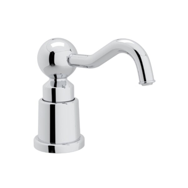 Rohl Luxury Italian Soap/Lotion Dispenser In Polished Chrome - LS650CAPC