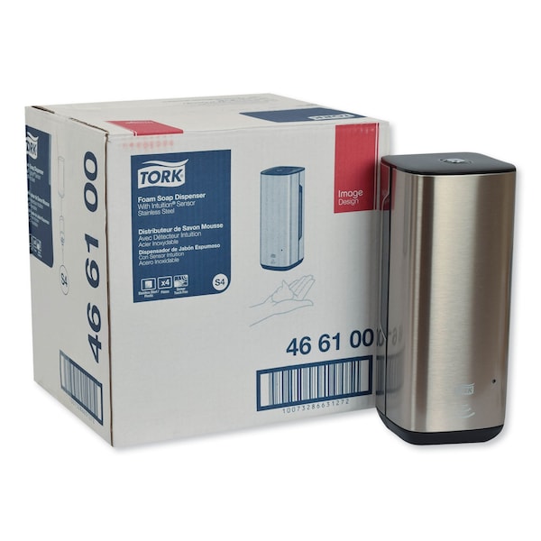 Tork Tork Intuition Sensor Skincare Dispenser Stainless Steel S4, for Hand Soap and Hand Sanitizer - 466100