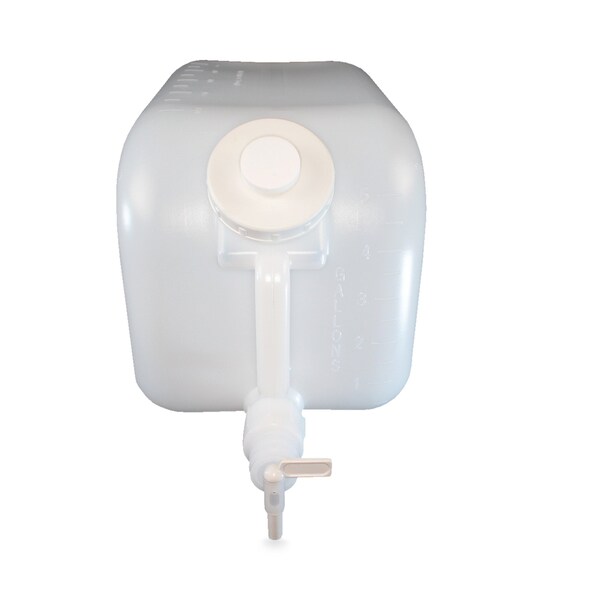 Tolco Shur-Fill Dispenser, 5 gal, Clear, 8PK - 518100