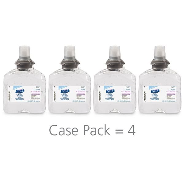 Purell Hand Sanitizer, Gel, 1200mL TFX Refill, PK4 - 5456-04