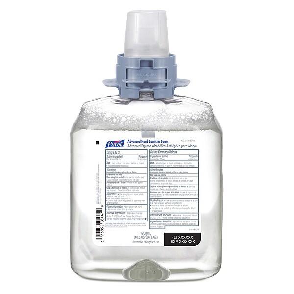 Purell Hand Sanitizer, 1,200 mL, Fruity, PK4 - 5192-04
