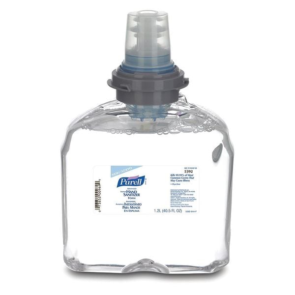 Purell Hand Sanitizer, Foam, 1200mL TFX Refill, PK2 - 5392-02