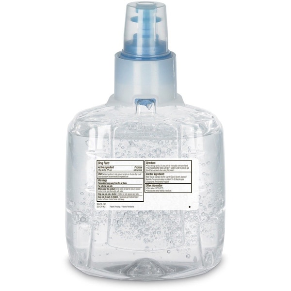Purell Hand Sanitizer, Green Certified, Gel, 1200mL LTX-12 Refill, PK2 - 1903-02