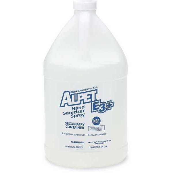 Best Sanitizers Secondary Container, 1 gal, refill not included - SA20000