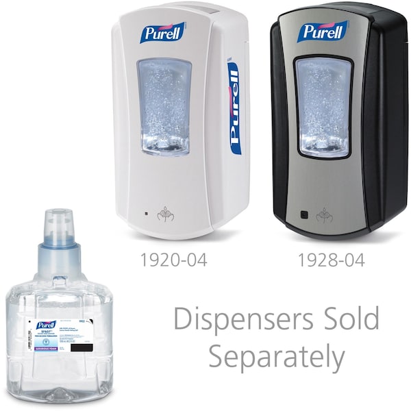 Purell SF607 Hand Sanitizer, Foam, 1200mL LTX-12 Refill, PK2 - 1902-02