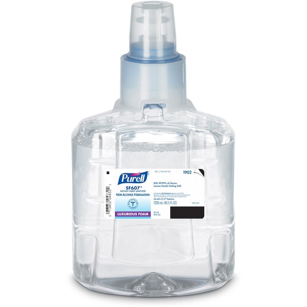 Purell SF607 Hand Sanitizer, Foam, 1200mL LTX-12 Refill, PK2 - 1902-02