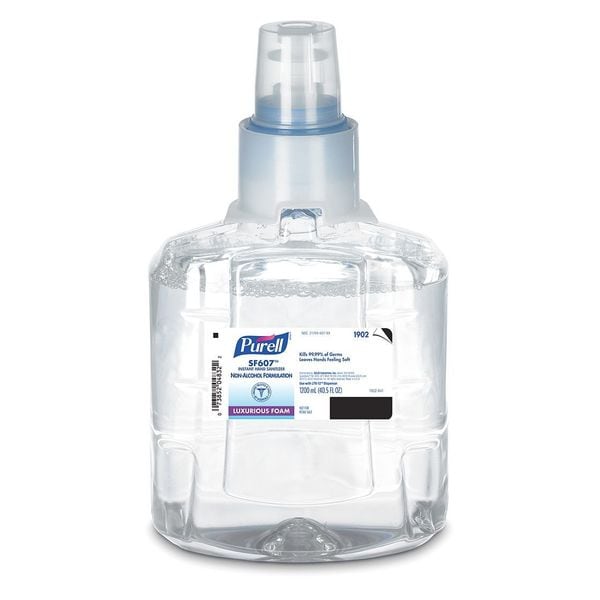 Purell SF607 Hand Sanitizer, Foam, 1200mL LTX-12 Refill, PK2 - 1902-02