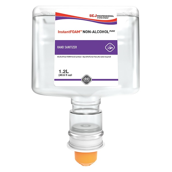 Deb Hand Sanitizer, Foam, Non-Alcohol - AFS120TF