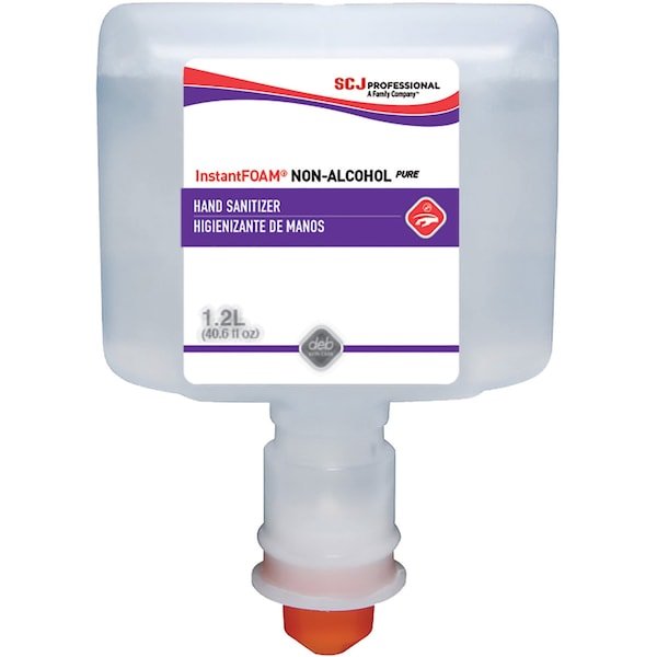 Deb Hand Sanitizer, Foam, Non-Alcohol - AFS120TF