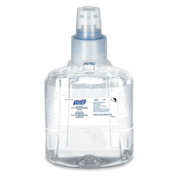 Purell Hand Sanitizer, Foam, 1200mL LTX-12 Refill, PK2 - 1905-02