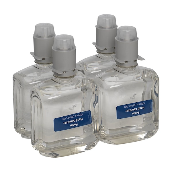 Georgia-Pacific Hand Sanitizer, 1000mL, Foam, Unscented, PK4 - 43335