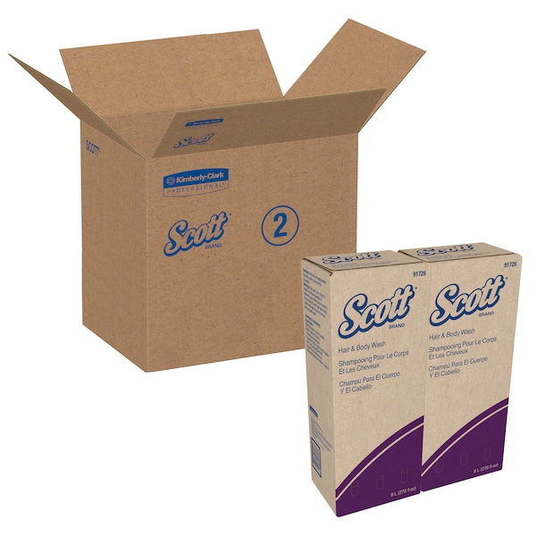 Kimberly-Clark Professional Hair BodyWash ProteinEnrich Golden Gel Clean Rinsing 8L 2/Cs - 91726