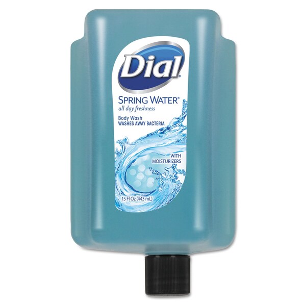 Dial Professional Body Wash Refill for Versa Dispenser, Spring Water, 15 oz, 6PK - DIA 99804