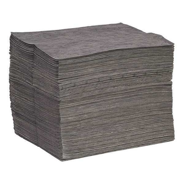 Spilltech Sorbents, 31 gal, 15 in x 19 in, Universal, Gray, Polypropylene - GPB200S