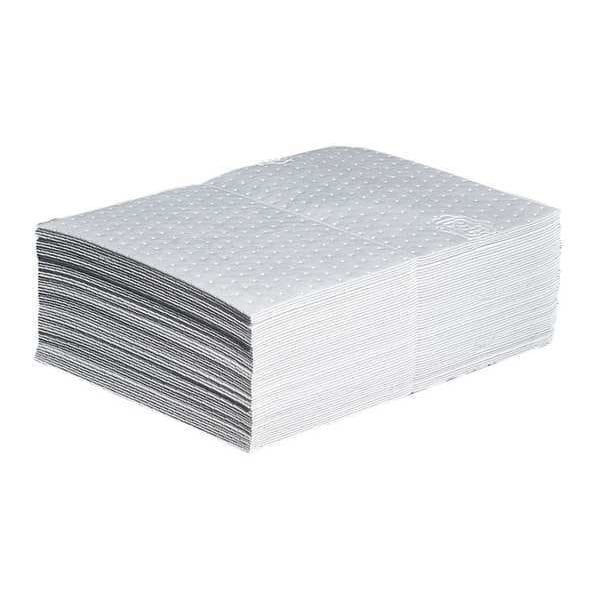Pig Sorbents, 11 gal, 15 in x 20 in, Oil, White, Polypropylene - MAT415