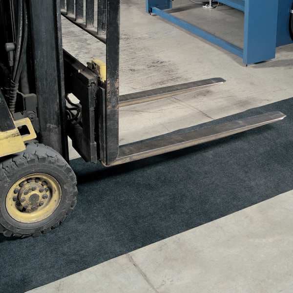 Pig Sorbents, 19 gal, 3 ft x 150 ft, Universal, Black, Polypropylene - MAT280