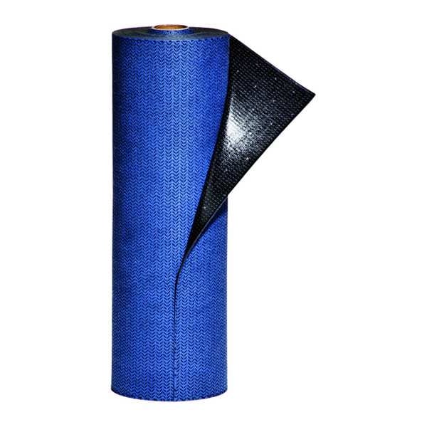 Pig Sorbents, 1 gal, 16 in x 25 ft, Universal, Blue, Polyester, Polypropylene - MAT1625