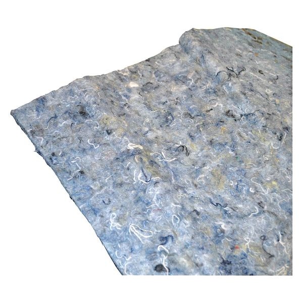 Brady Sorbents, 38 gal, 18 in x 18 in, Universal, Blue, Gray, Cotton, Polyester - RAG1818