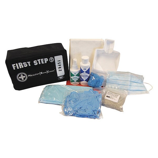 Hospeco Sorbents, Biohazard Liquids, Black - FSPK2