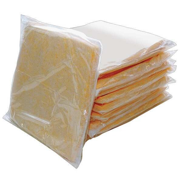 Spilfyter Sorbents, 19 gal, 18 in x 18 in, Yellow, Polypropylene - 222016