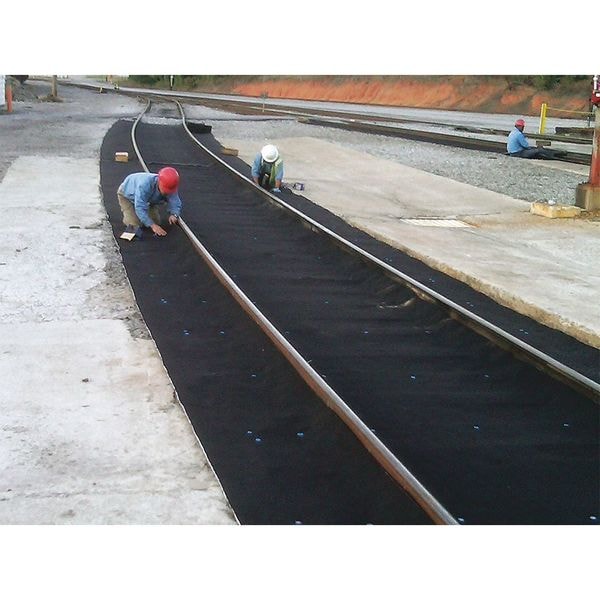 Spilltech Sorbents, 41 gal, 19 in x 80 ft, Oil, Blue, Polypropylene - TMAT19