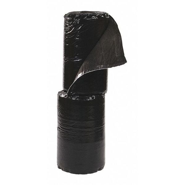 Spilltech Sorbents, 42 gal, 19 in x 100 ft, Oil, Black, Cellulose, Polyethylene - RRMAT19