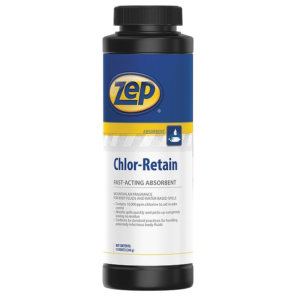 Zep Sorbents, 32 oz, Biohazardous Liquids, Water, White - 176901