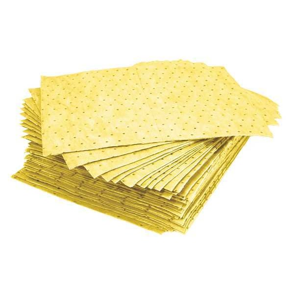 Oil-Dri Sorbents, 23 gal, 15 in x 19 in, Universal, Yellow, Polypropylene - L72372G