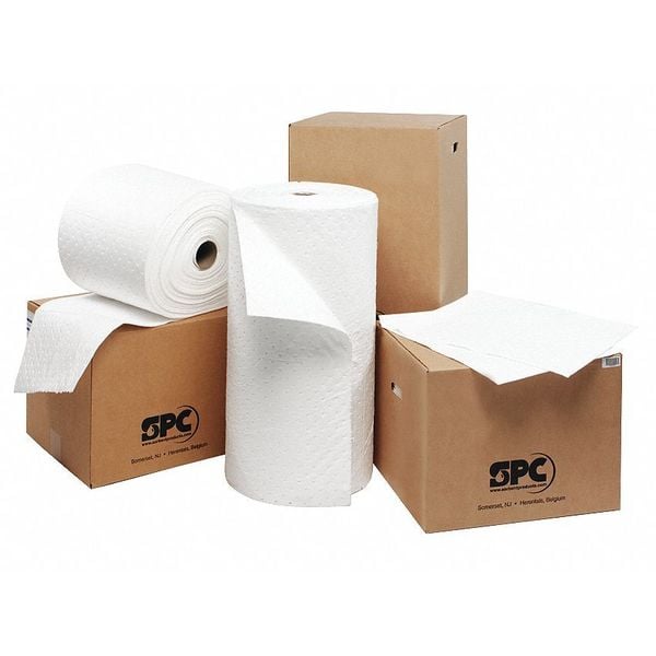Brady Sorbents, 20 gal, 15 in x 19 in, Oil, White, Polypropylene - OP300