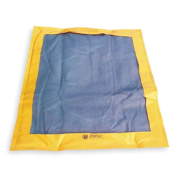 Enpac Sorbents, 2 gal, Oil, Black, White, Yellow, Polypropylene - 5660-YE