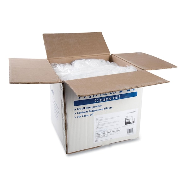 Amercareroyal Filter Powder, For Fryer Oil, Loose Powder, 40 lb Box - MFP40