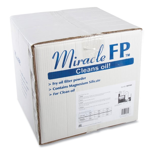 Amercareroyal Filter Powder, For Fryer Oil, Loose Powder, 40 lb Box - MFP40