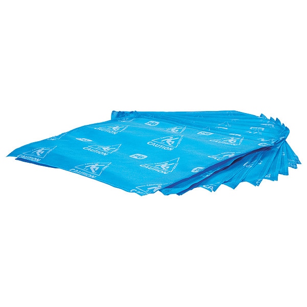 Pig Sorbents, 10 gal, 14 in x 14 in, Universal, Blue, Polypropylene, SAP - WTR004-BL