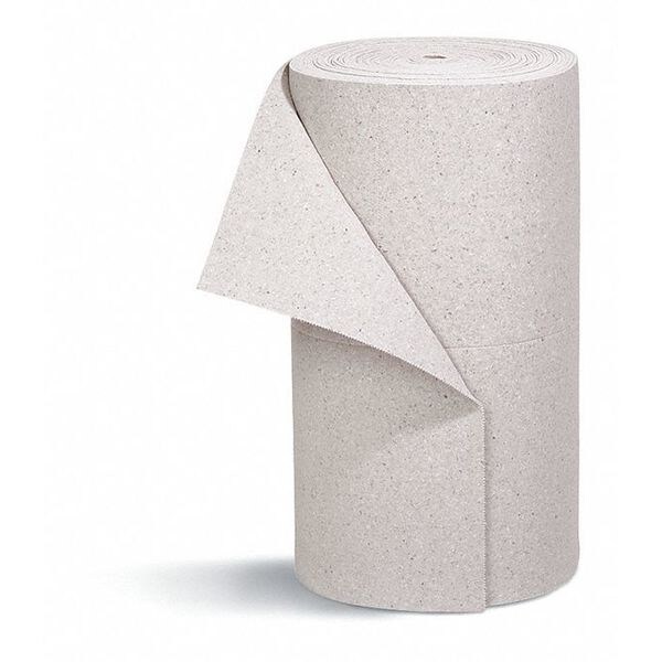 Spilltech Sorbents, 44 gal, 30 in x 150 ft, Universal, Gray, Cellulose - GRC150S