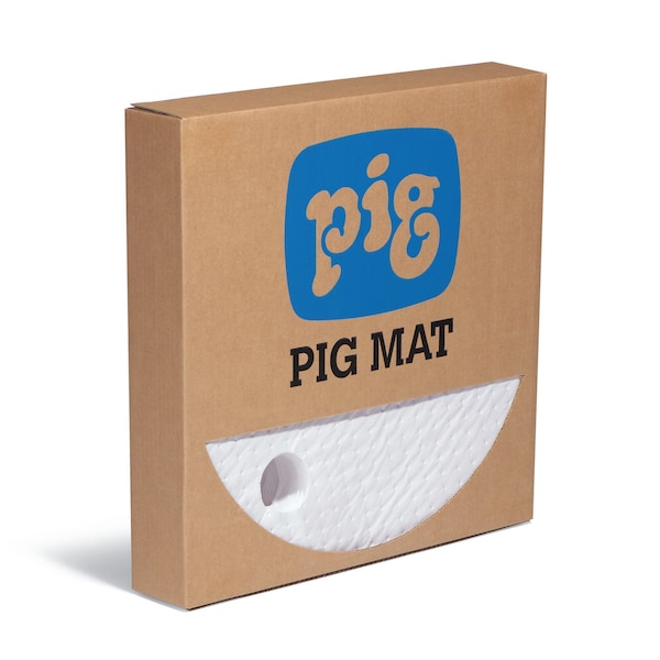 Pig Oil-Only Barrel Top Absorbent Mat with Poly Backing, 25PK - MAT1501