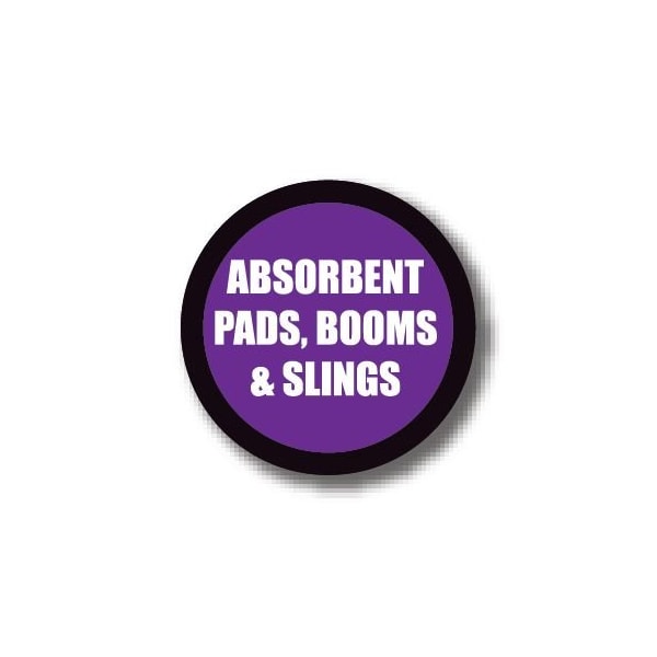 Ergomat 20in CIRCLE SIGNS - Absorbent Pads, Booms & Slings - DSV-SIGN 400 #1503 -UEN