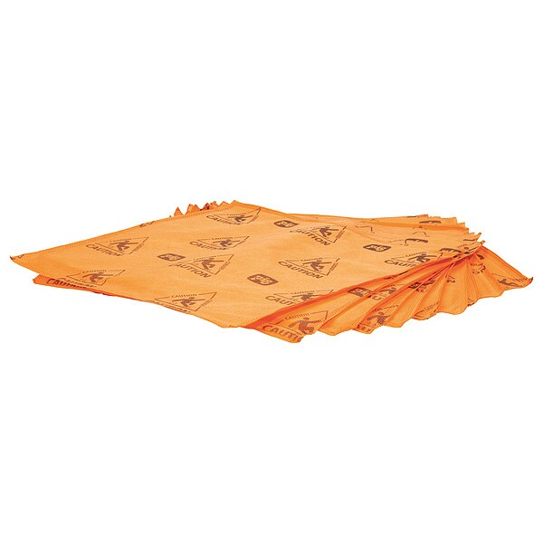 Pig Sorbents, 10 gal, 14 in x 14 in, Universal, Orange, Polypropylene, SAP - WTR004-OR