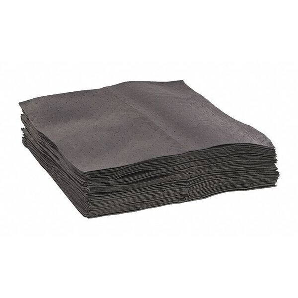 Spilltech Sorbents, 41 gal, 30 in x 30 in, Universal, Gray, Polypropylene - GPKF50H